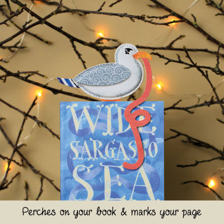 Bookmark Early Bird Catches the Bookworm - Seagull