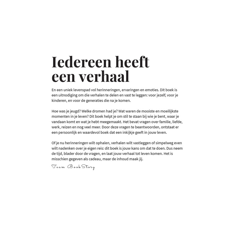 Papa, ik wil je verhaal weten