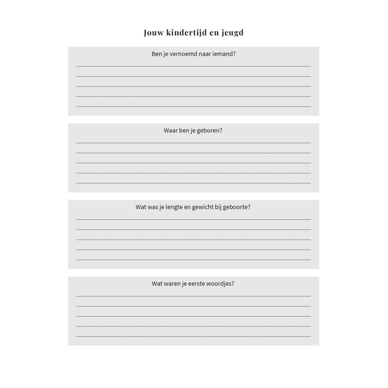 Papa, ik wil je verhaal weten