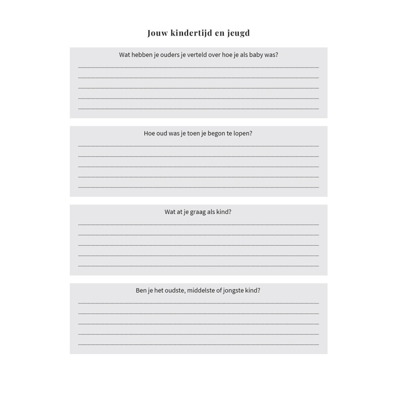 Papa, ik wil je verhaal weten