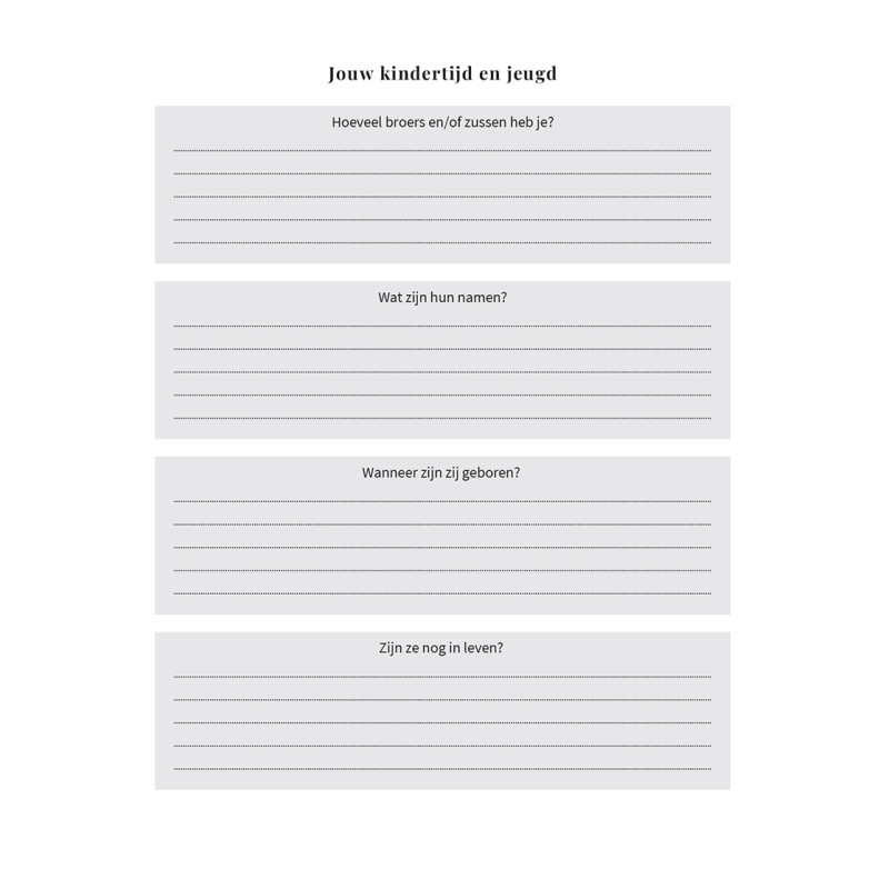 Papa, ik wil je verhaal weten