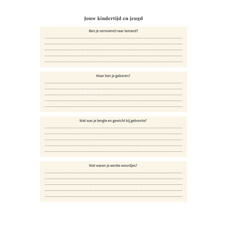 Mama, ik wil je verhaal weten