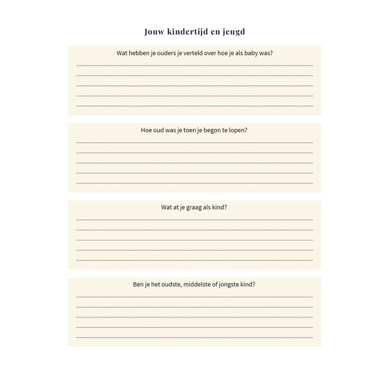 Mama, ik wil je verhaal weten