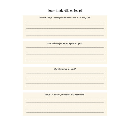 Mama, ik wil je verhaal weten