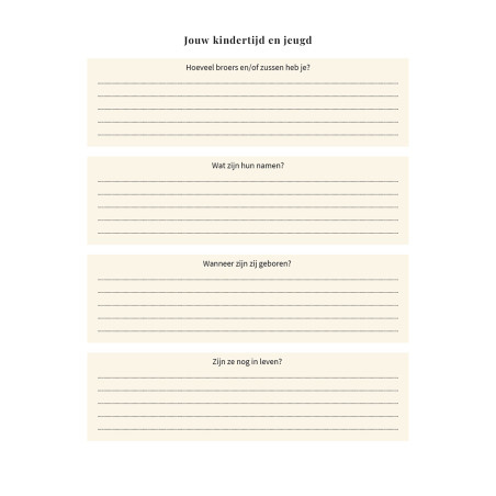 Mama, ik wil je verhaal weten