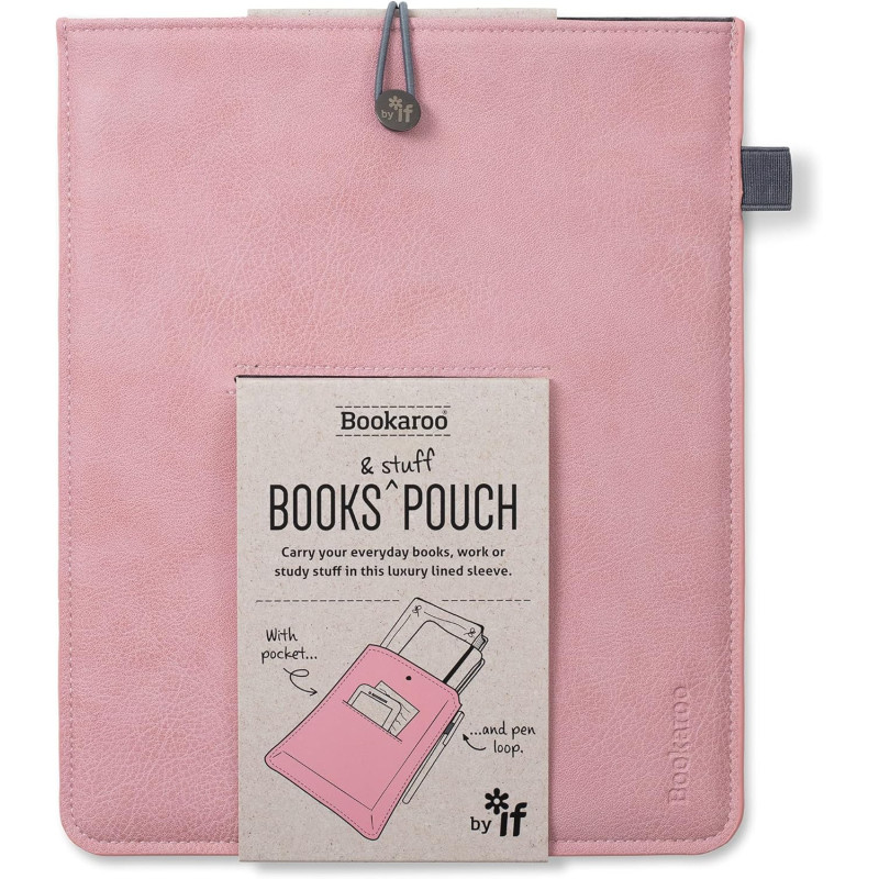 Bookaroo Books & Stuff Pouch - Pale Pink