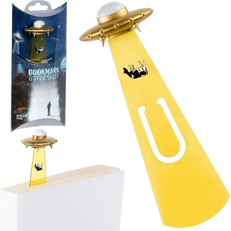 UFO Bookmark - Gold