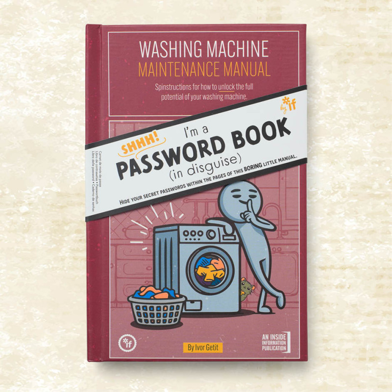 SHHH! I'm a Password Book (In Disguise)