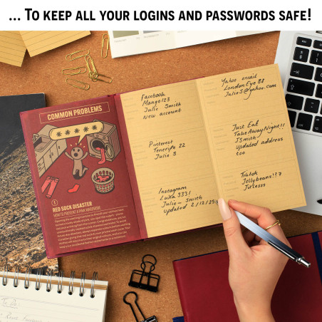 SHHH! I'm a Password Book (In Disguise)