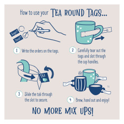 Tea Round Tags