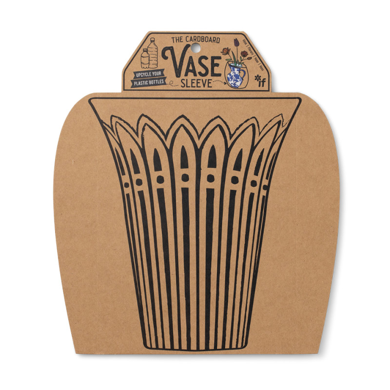 The Cardboard Vase Sleeve - Cut Glass (set van 3)