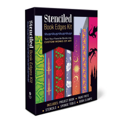 Stenciled Book Edges Kit