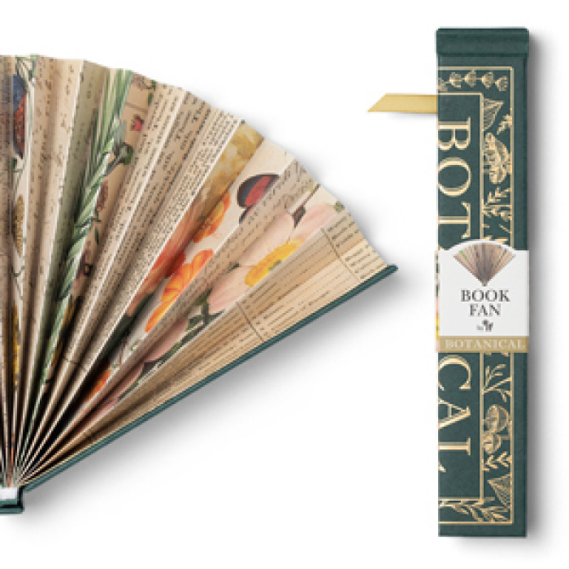 Book Fan - Botanical Green (set van 3)