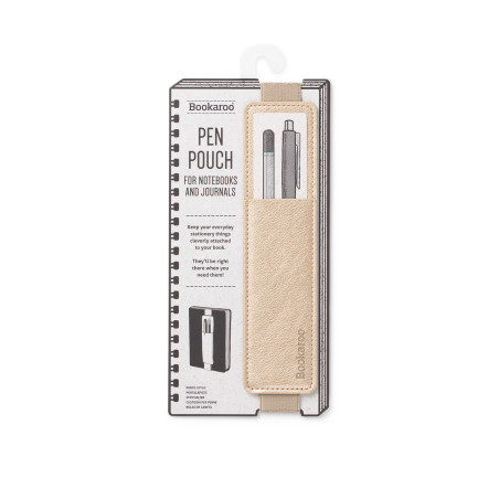 Bookaroo Pen Pouch - Gold