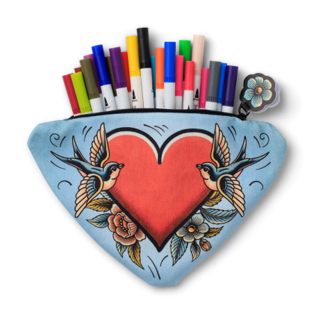 Eclectionery Pencil Case - Heart