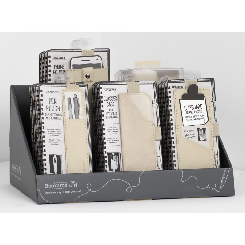 Display | Bookaroo Notebook Accessories - Cream