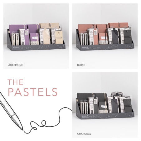 Display | Notebook, Pen & Accessories - Purple & Pink