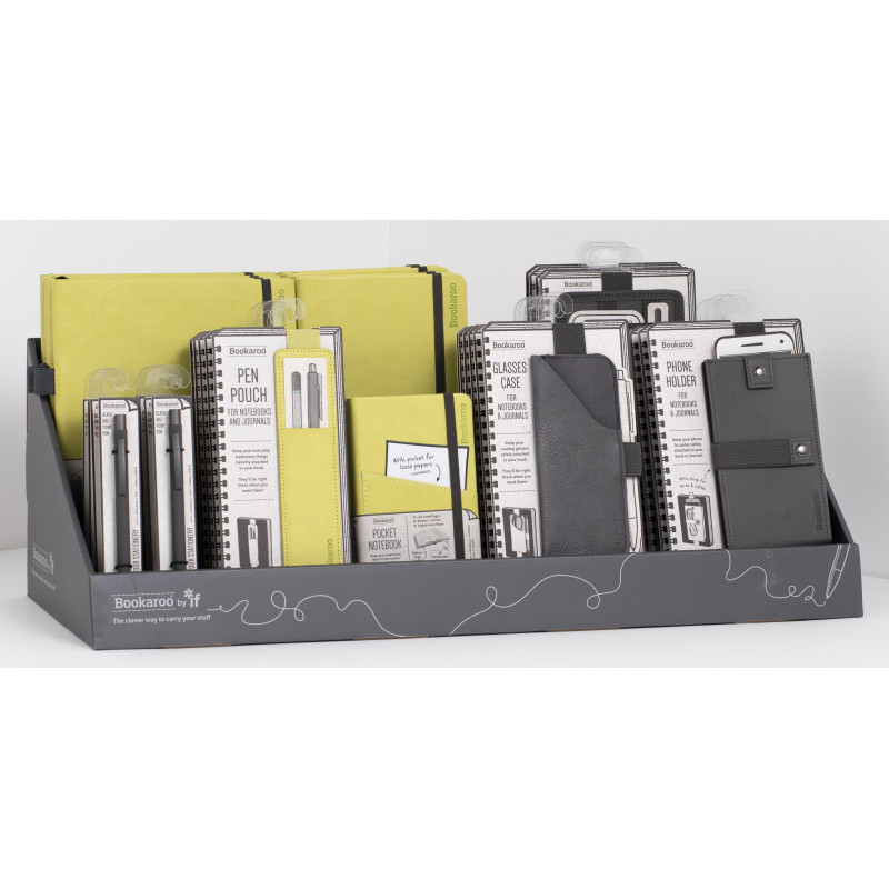 Display | Notebook, Pen & Accessories - Lime & Charcoal