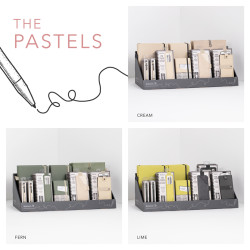 Display | Notebook, Pen & Accessories - Lime & Charcoal