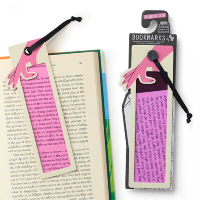 Reading Aid Bookmarks - Pink (set van 3)