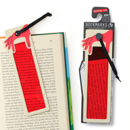 Reading Aid Bookmarks - Red (set van 3)